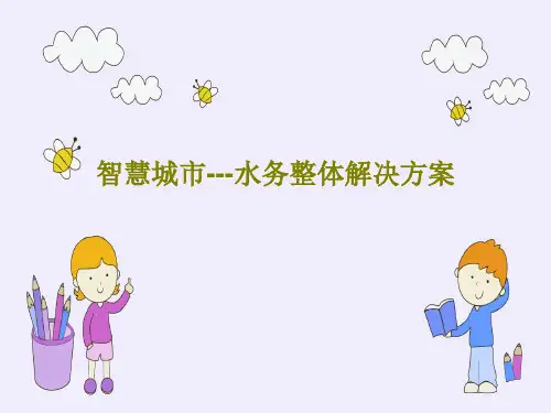 智慧城市---水务整体解决方案共52页PPT