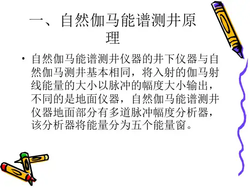 自然伽马能谱测井