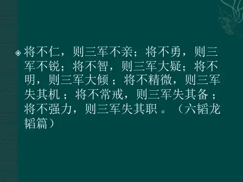 保险行业主管职责培训讲座PPT