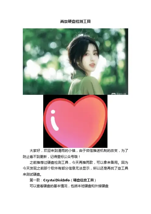 两款硬盘检测工具