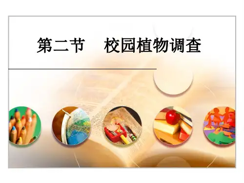《校园植物调查》ppt实用课件