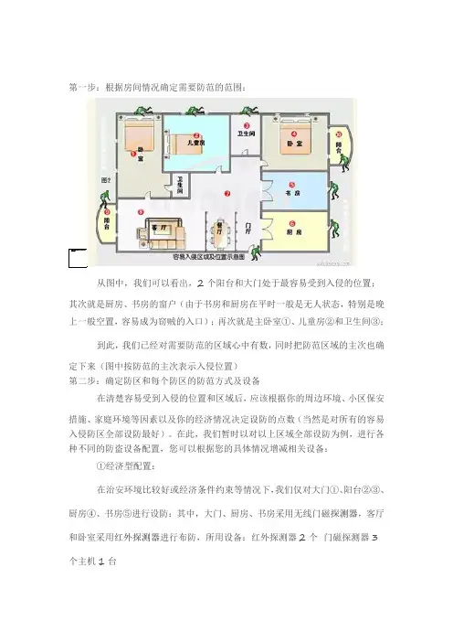 住宅防盗报警系统设计方案v