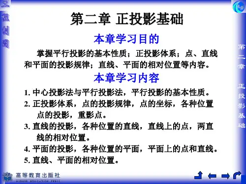 第2章-1 正投影基础