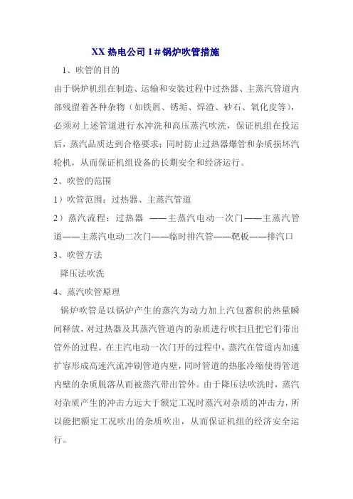 锅炉吹管
