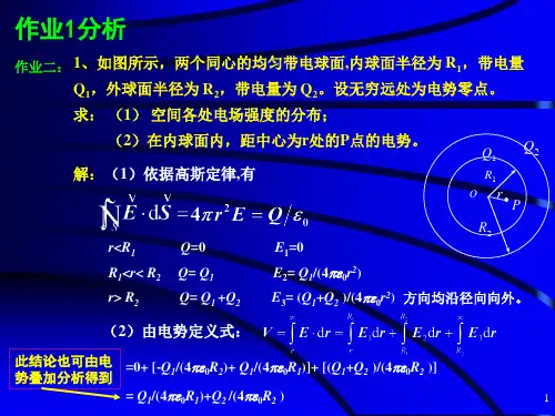 电磁学习题课答案..
