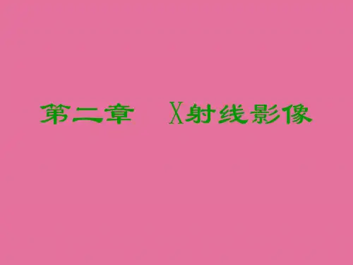 《X射线影像》ppt课件