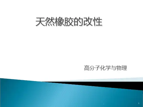 天然橡胶的改性PPT课件