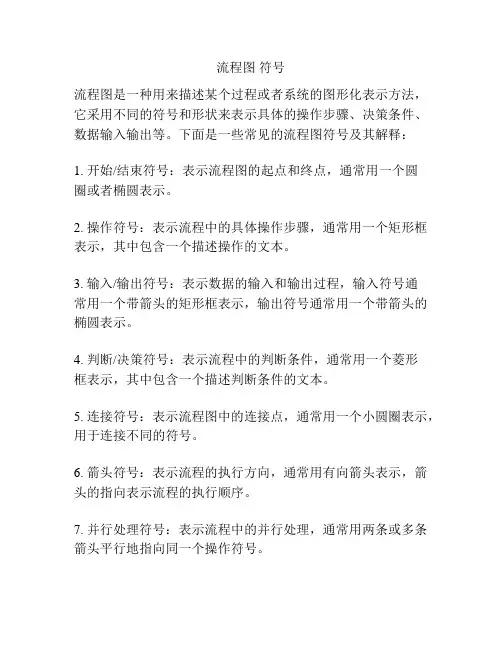 流程图 符号