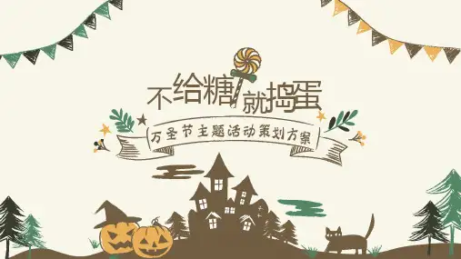 万圣节主题活动策划方案PPT模板