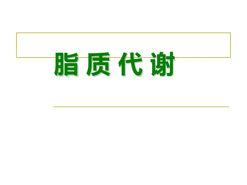 -脂代谢-1课件