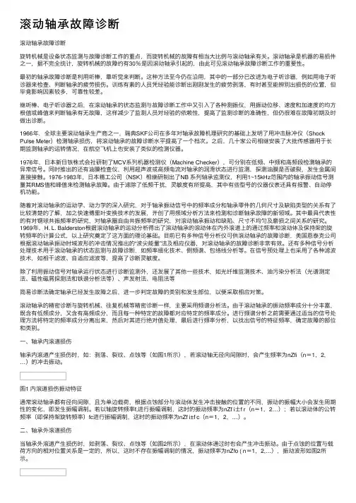 滚动轴承故障诊断