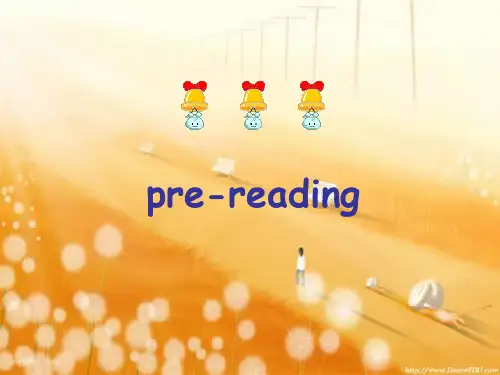 高一英语Unit20 prereading教学课件