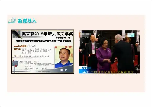 《首届诺贝尔奖颁发》ppt课件