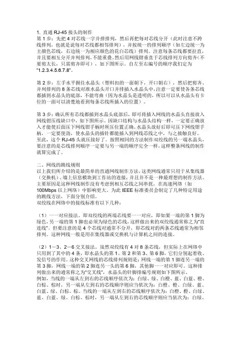 网线接法