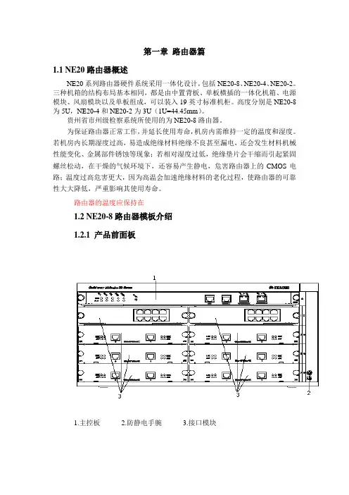 ne20网络操作与维护