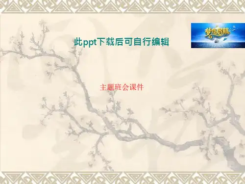 新起点、新目标、新计划-主题班会ppt课件