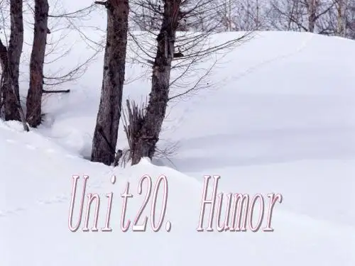 高一英语Humour课件1