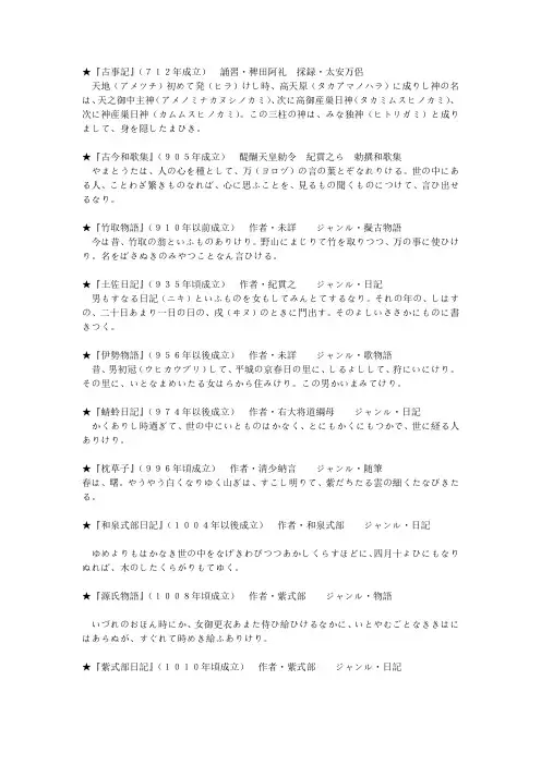 古文冒头文