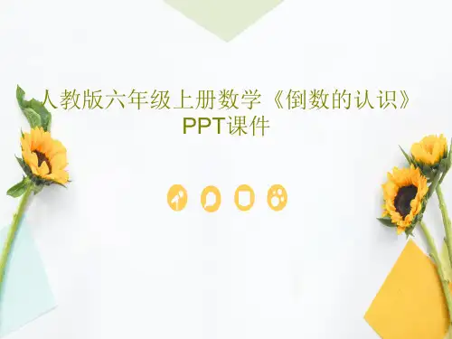 人教版六年级上册数学《倒数的认识》PPT课件共28页