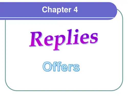 商务英语写作 chapter_4