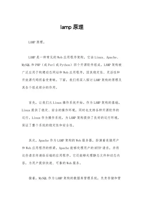 lamp原理