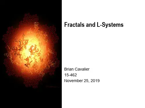 Fractals and L-Systems分形L系统