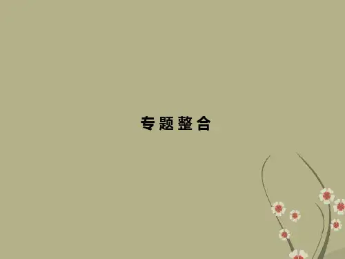 高考历史一轮复习 专题整合1课件 人民版必修2