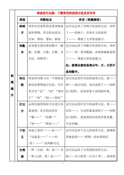 五年级语文上册第二单元短文阅读理解(统编版)