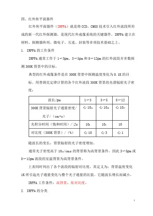 16红外焦平面器件