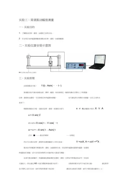 机械振动实验报告分析