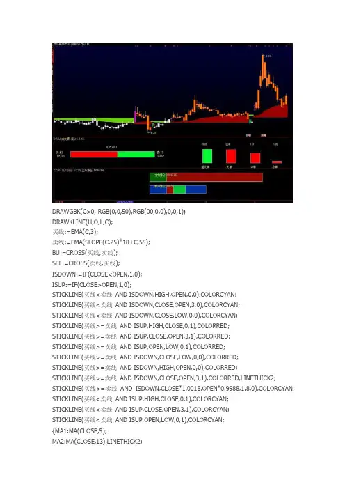 黄金阶梯源码通达信指标公式源码