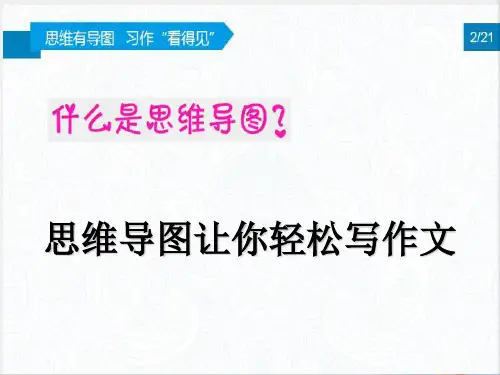 小学作文思维导图 ppt课件(推荐)