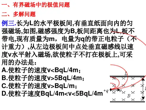 高三物理一轮复习 复合场剖析