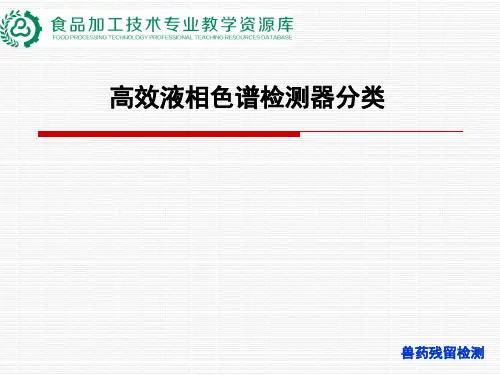 高效液相色谱检测器分类.