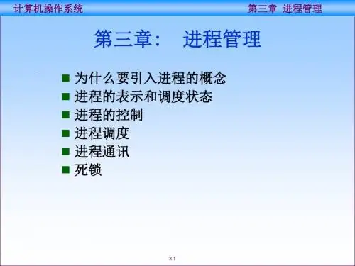 chap进程管理