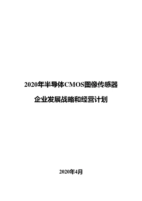 2020年半导体CMOS图像传感器企业发展战略和经营计划