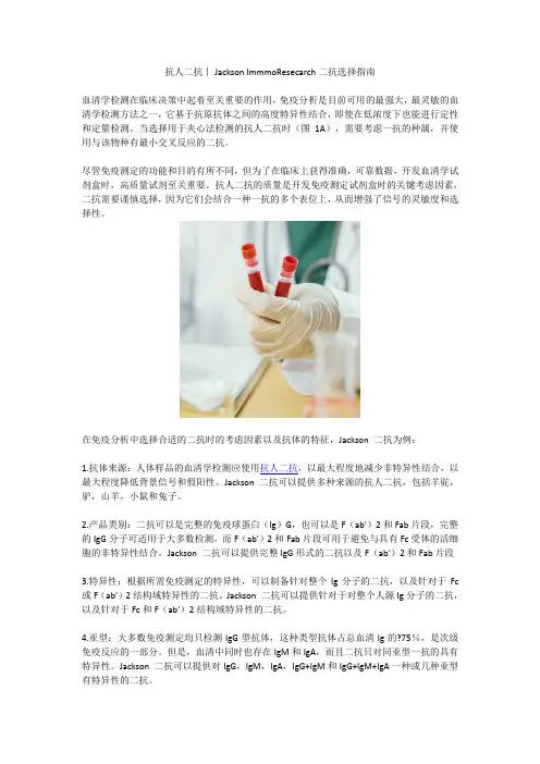抗人二抗丨Jackson ImmmoResecarch二抗选择指南