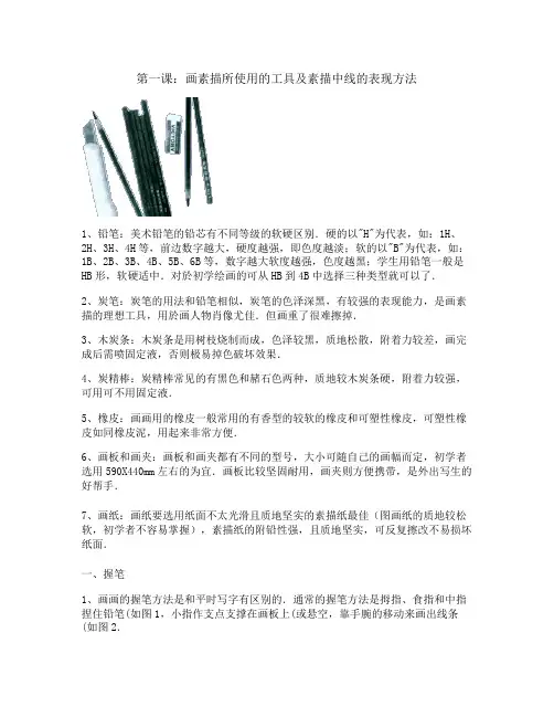 素描几何形体起笔及透视_图文.