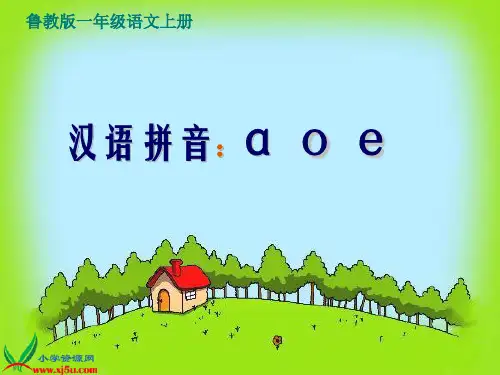 (鲁教版)一年级语文上册 a o e 1PPT课件
