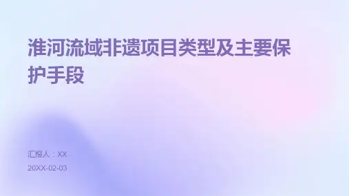 淮河流域非遗项目类型及主要保护手段