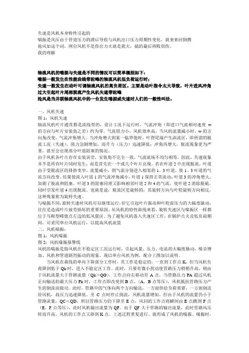 风机失速喘振问题