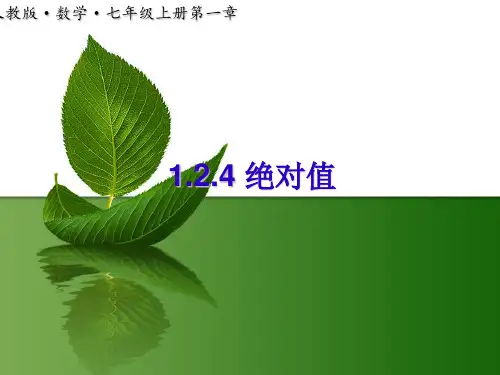 《绝对值》PPT经典课件1