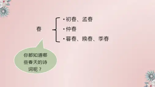 第三单元课外古诗词诵读《晚春》课件(共20张PPT)2022—2023学年部编版语文七年级下册