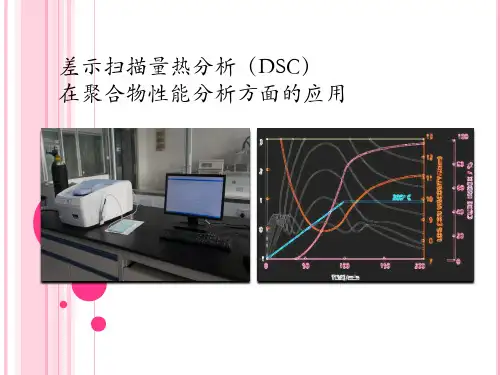 差示扫描量热分析DSC在聚合物研究中的应用