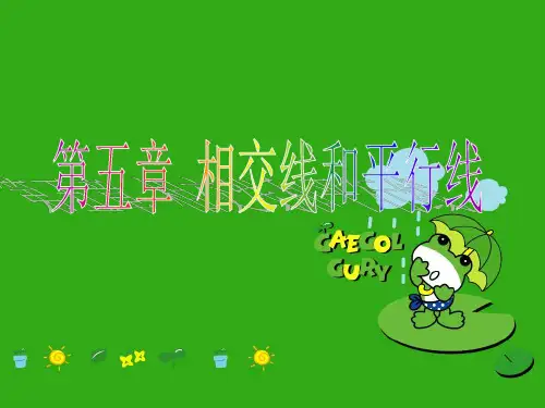 《相交线与平行线》PPT课件 (公开课获奖)2022年华师大版 (1)