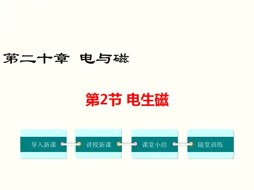 电生磁 公开课一等奖课件