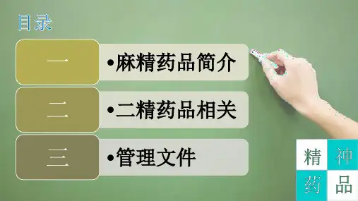 第二类精神药品培训