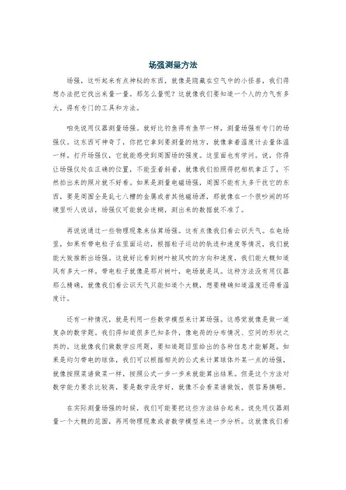 场强测量方法