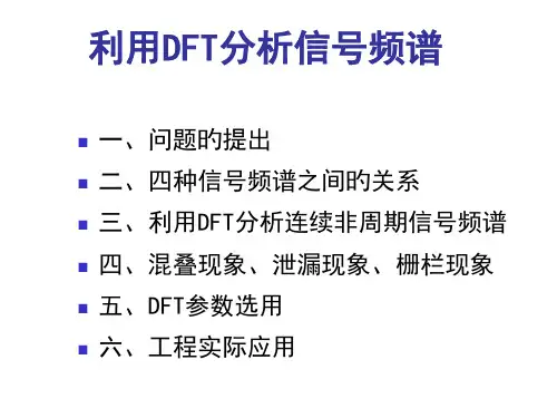 4DFT分析信号频谱