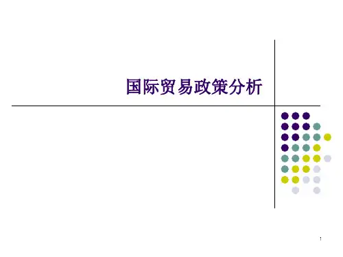 国际贸易政策分析
